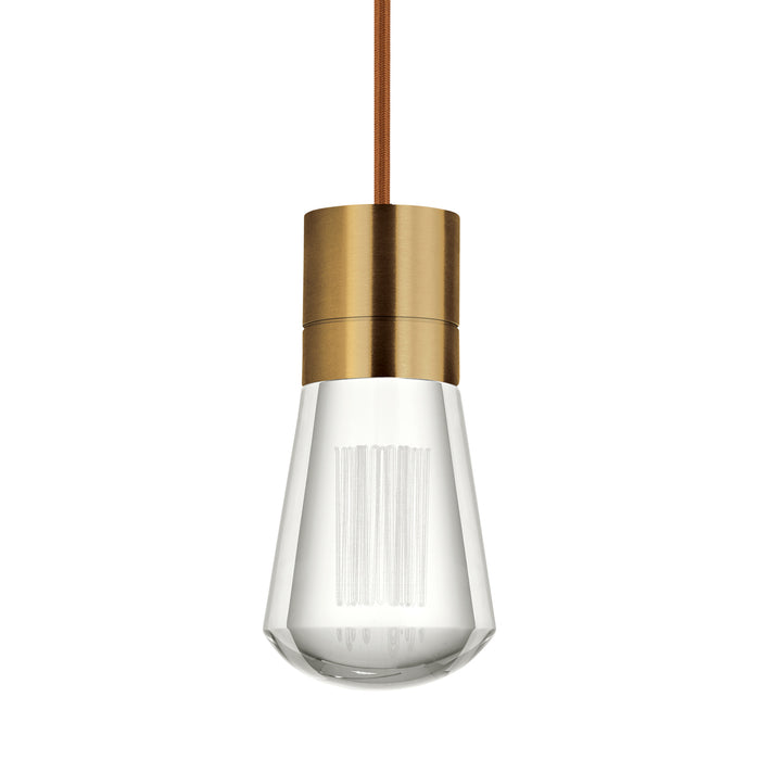Alva Pendant in Aged Brass