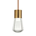 Alva Pendant in Aged Brass