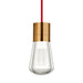Alva Pendant in Aged Brass