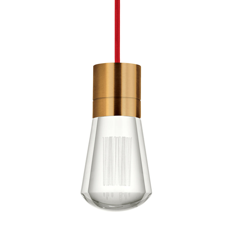 Alva Pendant in Aged Brass