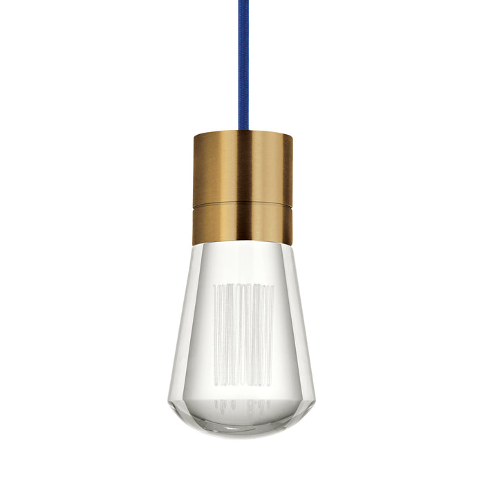 Alva Pendant in Aged Brass