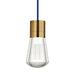 Alva Pendant in Aged Brass