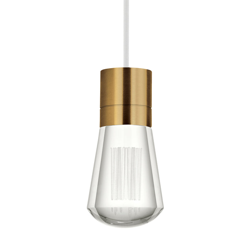 Alva Pendant in Aged Brass