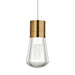 Alva Pendant in Aged Brass
