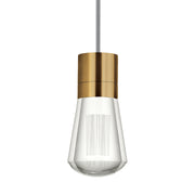 Alva Pendant in Aged Brass