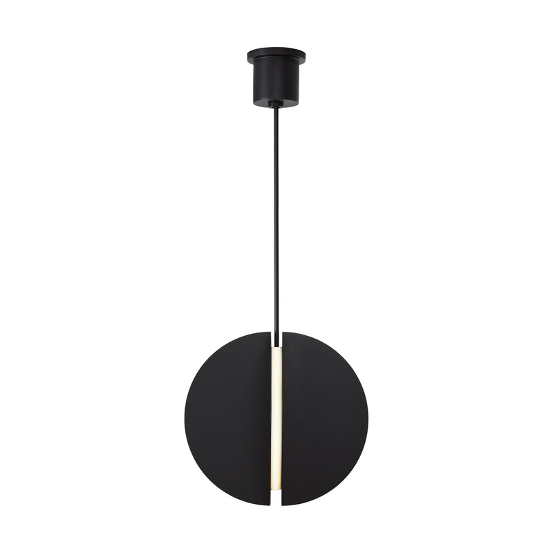 Bau 18" Pendant in Nightshade Black