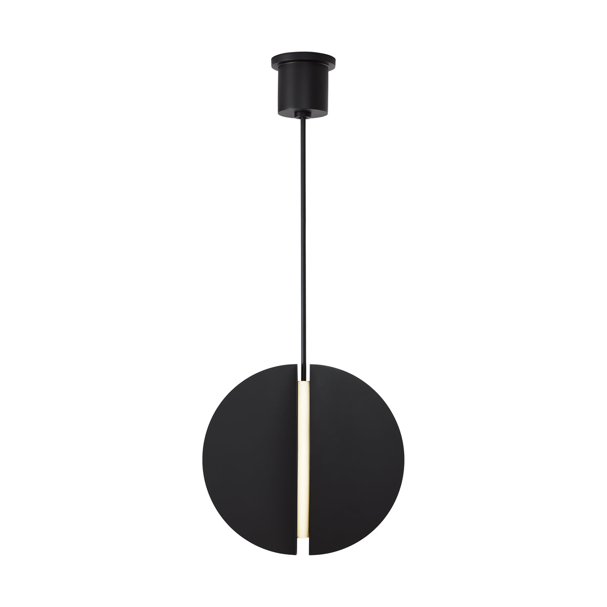 Bau 18" Pendant in Nightshade Black