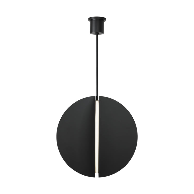 Bau 28" Pendant in Nightshade Black