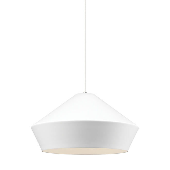 Brummel Grande Pendant in Satin Nickel