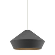 Brummel Grande Pendant in Satin Nickel
