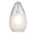 Briolette Grande Pendant in Satin Nickel