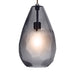 Briolette Grande Pendant in Satin Nickel
