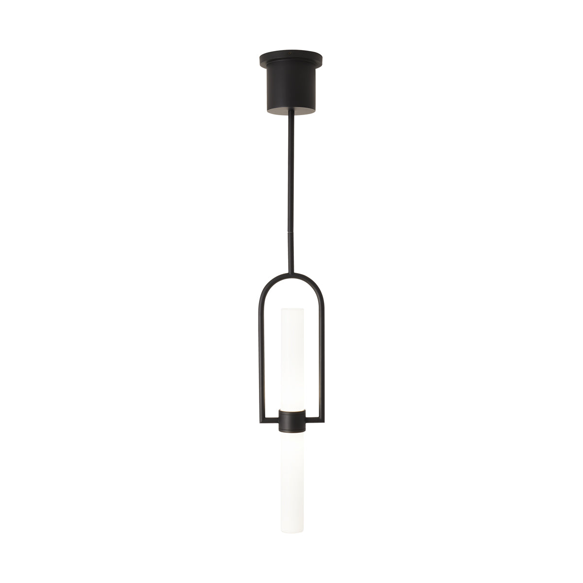 Calumn Pendant in Nightshade Black