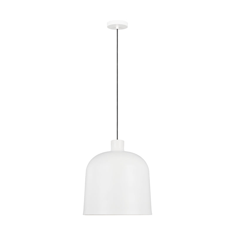 Foundry Pendant in Matte White