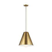 Joni Pendant in Aged Brass
