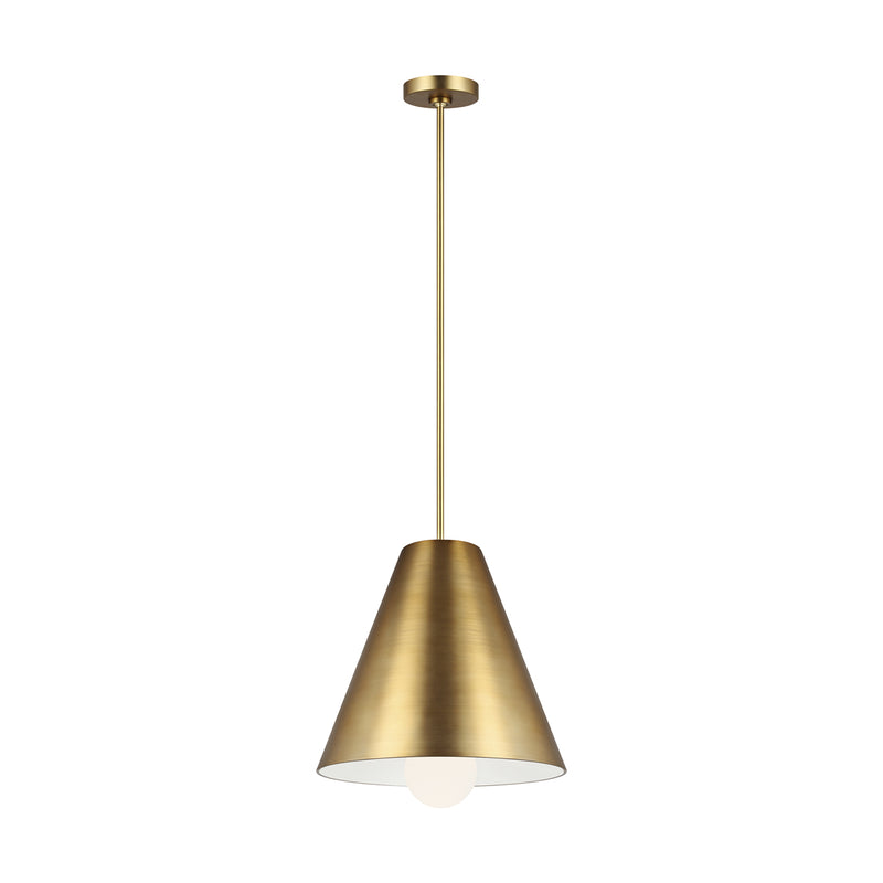 Joni Pendant in Aged Brass