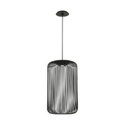 Kai 1 Pendant in Nightshade Black