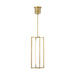 Kenway 25" Pendant in Natural Brass