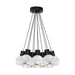 Mina 11-Light Pendant in Black