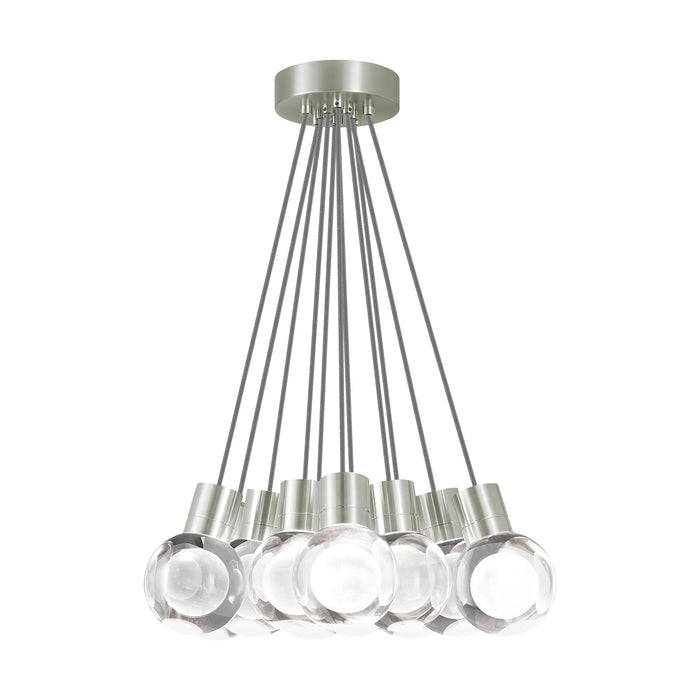 Mina 11-Light Pendant in Satin Nickel