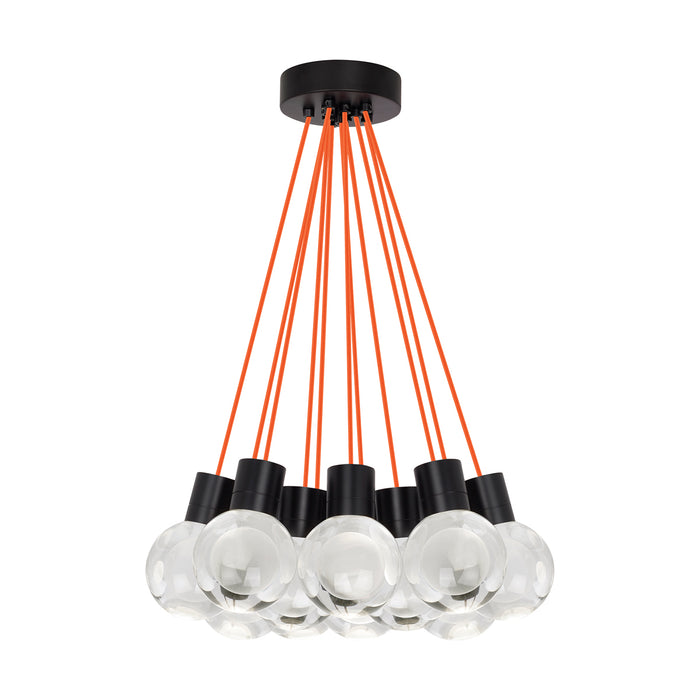 Mina 11-Light Pendant in Black