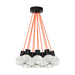 Mina 11-Light Pendant in Black