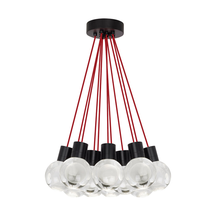 Mina 11-Light Pendant in Black
