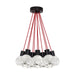 Mina 11-Light Pendant in Black