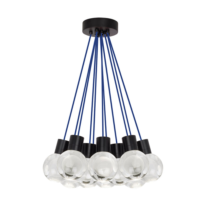 Mina 11-Light Pendant in Black
