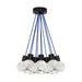 Mina 11-Light Pendant in Black
