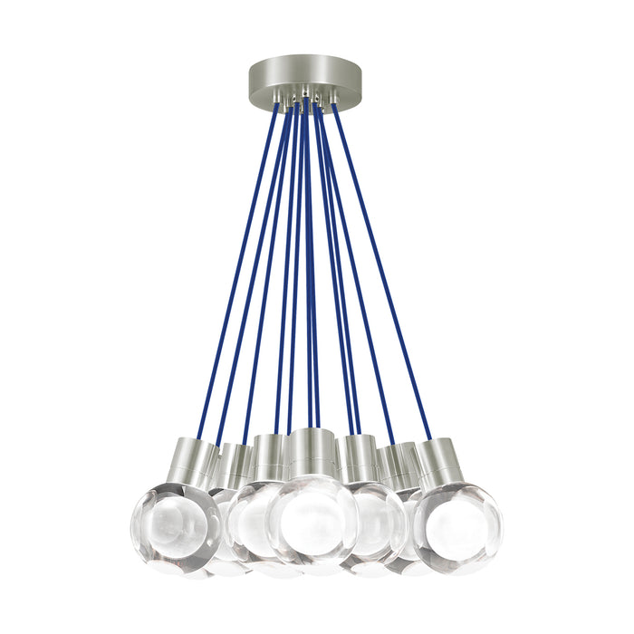Mina 11-Light Pendant in Satin Nickel
