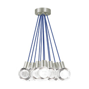 Mina 11-Light Pendant in Satin Nickel