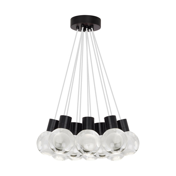 Mina 11-Light Pendant in Black