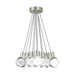 Mina 11-Light Pendant in Satin Nickel