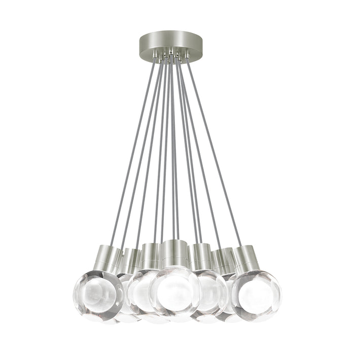Mina 11-Light Pendant in Satin Nickel