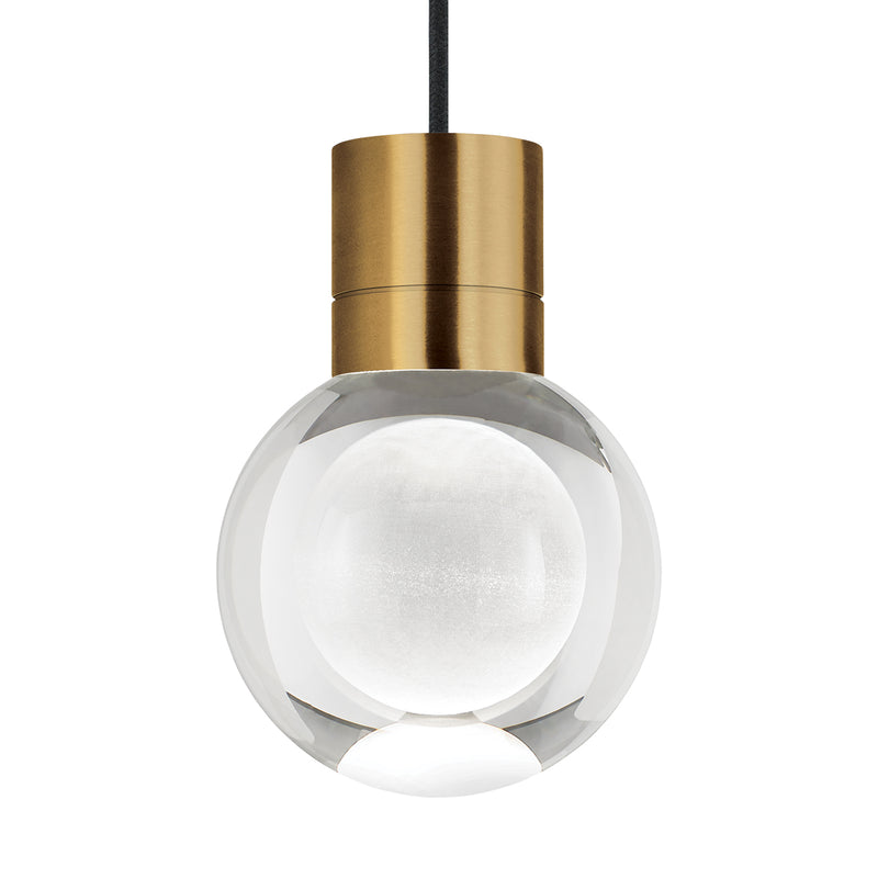 Mina Pendant in Aged Brass