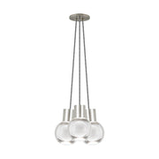 Mina 3-Light Pendant in Satin Nickel