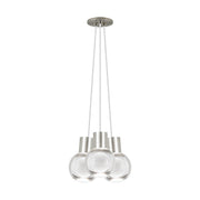 Mina 3-Light Pendant in Satin Nickel