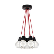 Mina 7-Light Pendant in Black
