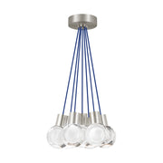 Mina 7-Light Pendant in Satin Nickel