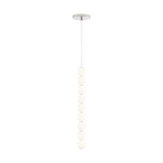 Orbet 9-Light Pendant in Polished Nickel
