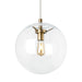 Palona Pendant in Aged Brass