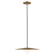 Pirlo Pendant in Aged Brass