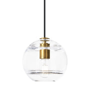 Sedona Medium Pendant in Aged Brass