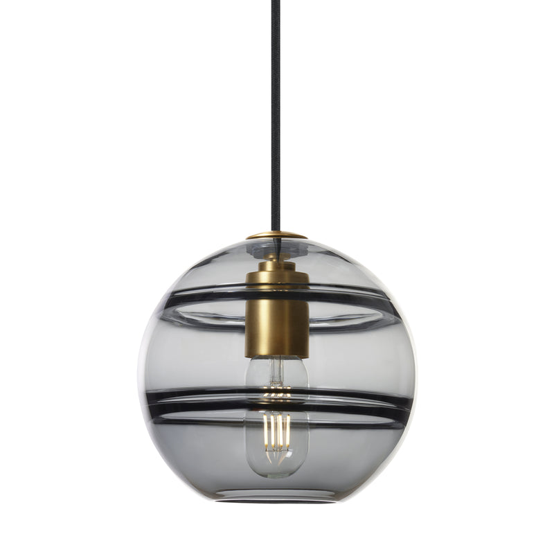 Sedona Medium Pendant in Aged Brass