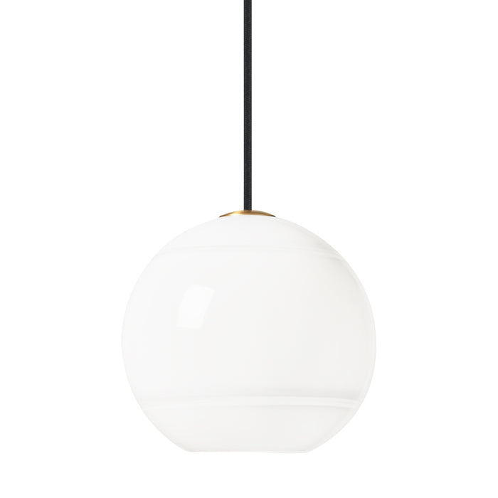 Sedona Medium Pendant in Aged Brass