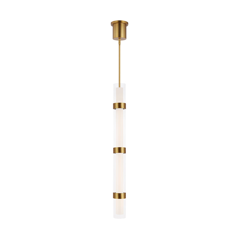 Wit Pendant in Aged Brass