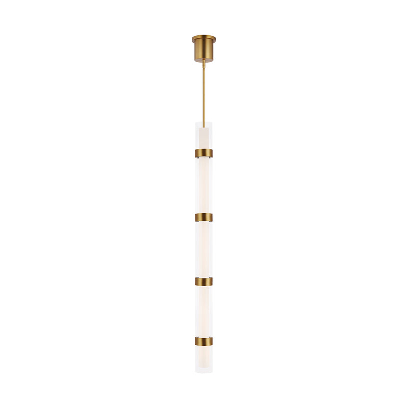 Wit Pendant in Aged Brass