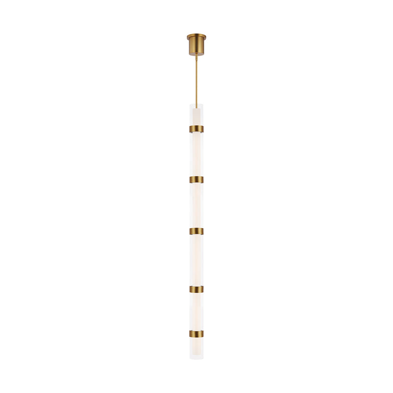 Wit Pendant in Aged Brass