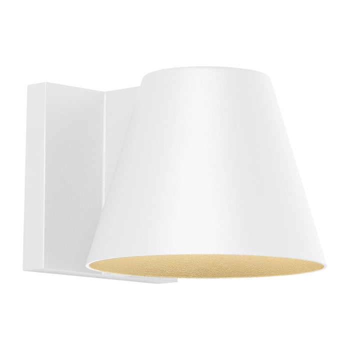 Bowman 4" Outdoor Wall Sconce in White